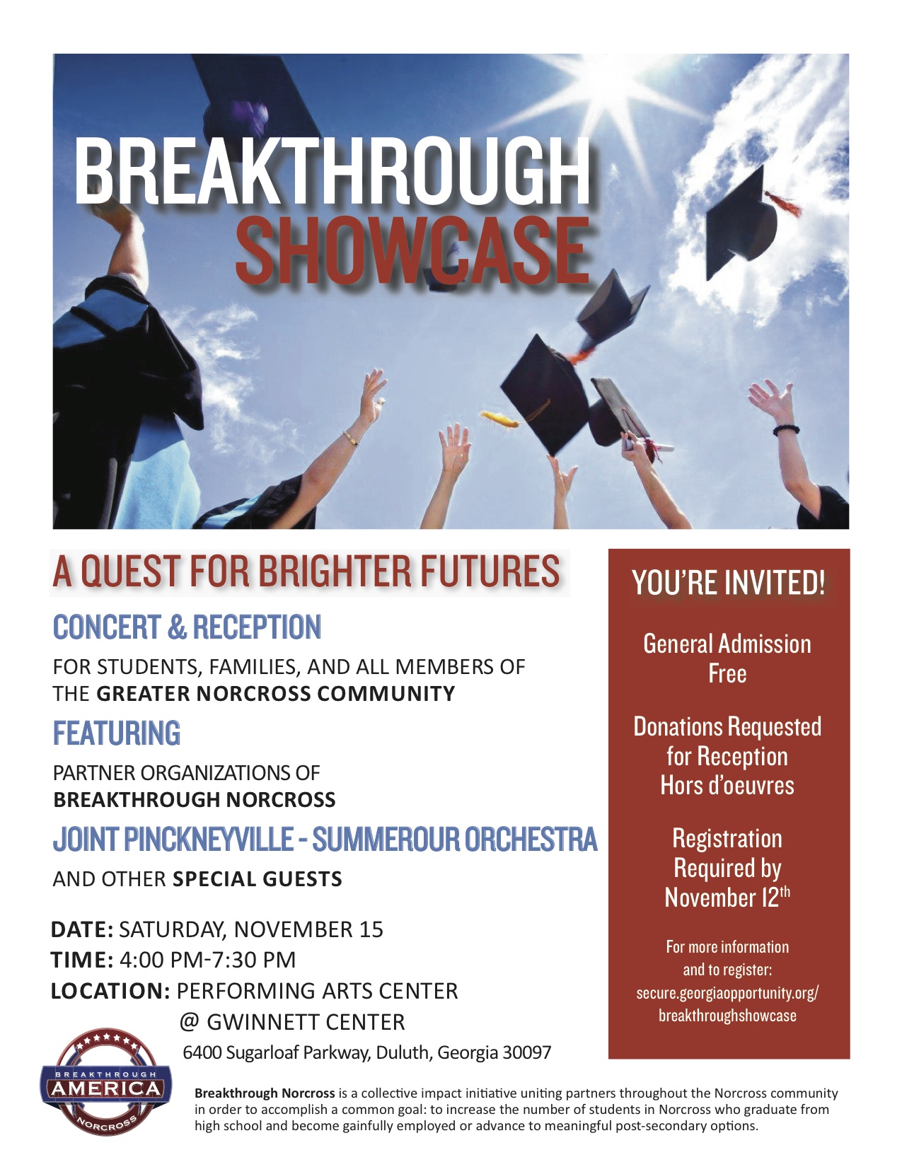 Breakthrough showcase