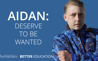 Aidan’s story: How a private school saved a young man’s life