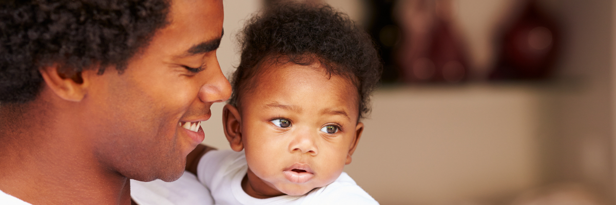 father and baby