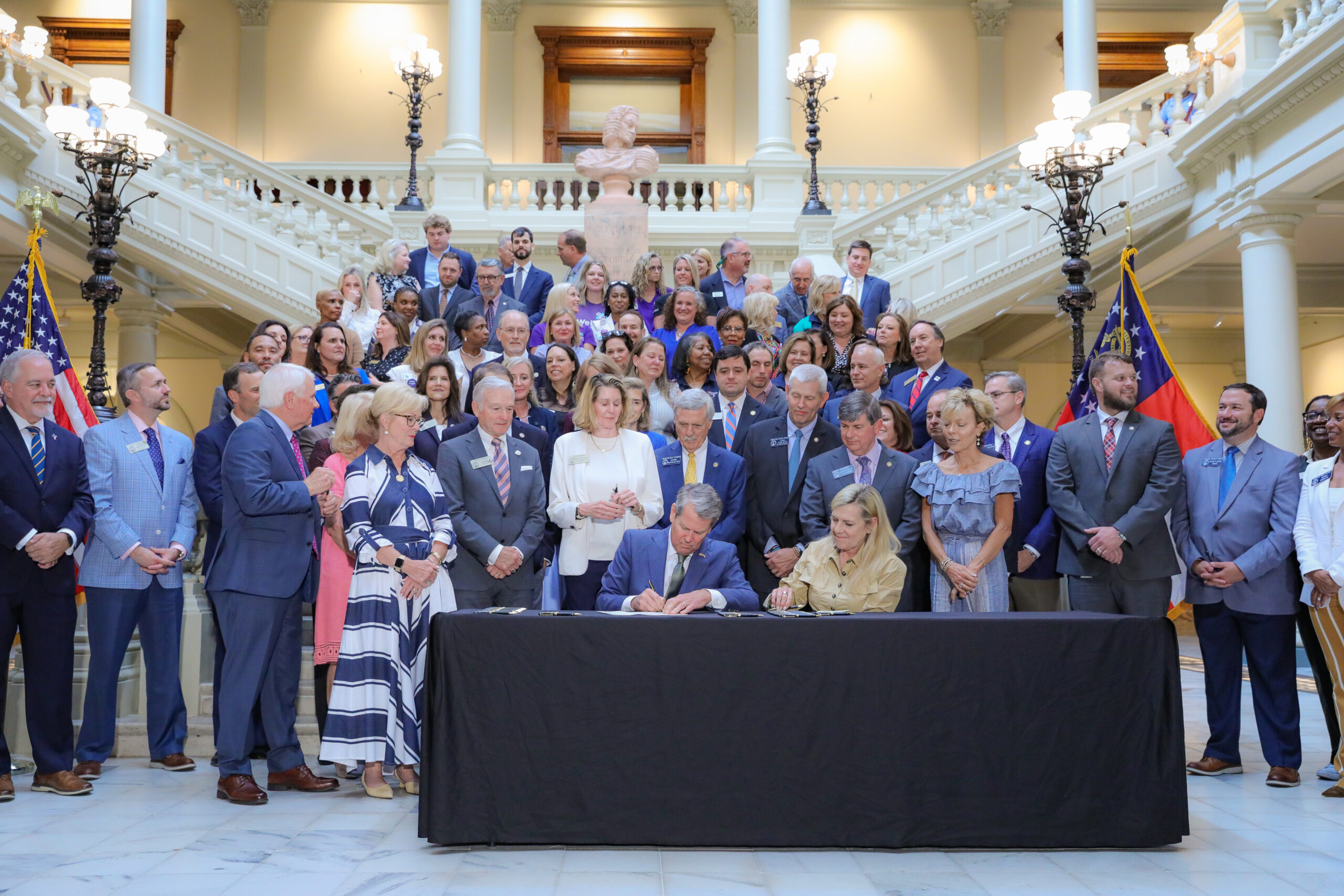Georgia Governor Brian Kemp signs 2026 bills to support literacy, math education, and K-12 public schools. 
